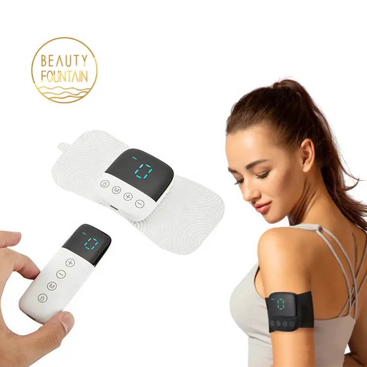 Tragbares Muskelstimulator-Gerät Schmerz linderung Mini EMS Electric Pulse Back Neck Cervi cal Massage gerät zur Entspannung des Schulter beins