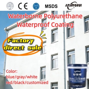 <span class=keywords><strong>Membrana</strong></span> Impermeabilizante de Poliuretano a Base de Agua, Colorida, con Revestimiento Impermeable de PU, Conveniente y Eficaz <span class=keywords><strong>para</strong></span> Sellado de Techos y Paredes - Product Image 1