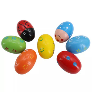 Vente en gros - Instruments de percussion Orff - Ensemble de shakers en bois colorés - Jouets éducatifs musicaux pour la petite enfance - Product Image 5
