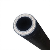 Manguera de Goma Industrial Reforzada con 3 Capas de Acero Trenzado, 6 mm de Espesor de Pared, Resistente al Calor, para Fluidos Hidráulicos, Neumáticos y de Refrigeración