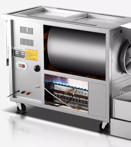 Máquina tostadora de cacahuetes rotativa de tambor eléctrico de Gas 0r/tostadora de nueces/maquinaria para asar nueces - Product Image 5