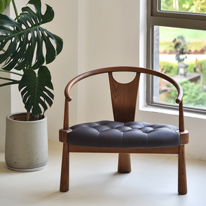 Fauteuil simple en bois massif de style <span class=keywords><strong>chinois</strong></span> avec table basse, nouveau luxe léger, <span class=keywords><strong>salon</strong></span> moderne pour salle à manger et hôtel - Product Image 1
