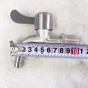 Robinet de machine à laver Tenglida en acier inoxydable 304, entrée 6/8, monocommande, noyau en laiton, montage mural, eau froide - Product Image 5