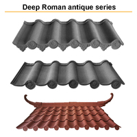 Tuile de toit antique en résine plastique PVC de style chinois traditionnel pour les applications hôtelières