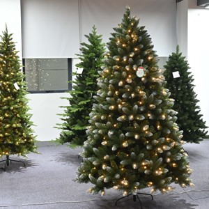 <span class=keywords><strong>Arbre</strong></span> de Noël pré-éclairé OEM ODM de 7 pieds avec LED RGB à changement de couleur, pointes en PVC/PE, pour événements et décoration de Noël - Product Image 5