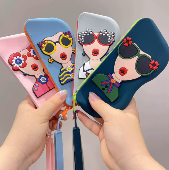 Waterproof Silicone Case with Handle for Hanging Portable Silicone Pouch for Travel and Home Use Household Storage Tools