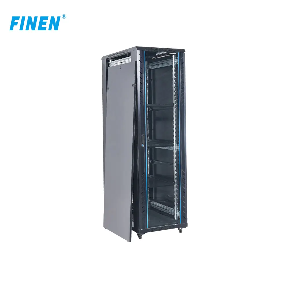 FINEN 600mm*1000mm*42U Adjustable Network Data Center 42U Rack Server Cabinet