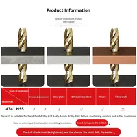 Foret droit HSS BEILI 4341 à tige droite, 1,0 mm-3,5 mm, pour perceuse à main, perceuse d'établi et centre d'usinage – Vente chaude