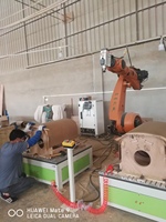 Bras robotique flexible pour le travail du bois, la menuiserie, le perçage, la gravure, le fraisage, le chargement, le ponçage
