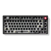 LEOBOG Hi75C 75% Barebones RGB USB Wired Programmable Mechanical Keyboard Kit Aluminum Alloy Gasket Mount DIY Base for Desktop