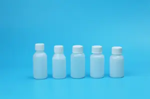 High Quality Wholesale 10ml 15ml 30ml 40ml 60ml Clear Plastic Medicine Liquids Oval Bottle