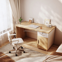 Table d'étude de chambre à coucher en MDF en mélamine de conception de bureau simple populaire meubles de bureau à domicile