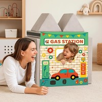 Fabrik-OEM Niedliches Design-Spielpanel für Kinder, Spielsofa, Kinder-Schaumstoffsofa, Modulares Vorhangpanel für Kleinkinder (Sofa nicht enthalten)