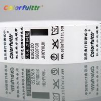 Label Perawatan Tahan Air Gunakan Resin Pencuci Termal Hitam Pita Barcode