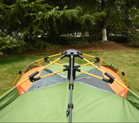 Carpa de Camping de Camuflaje para 3-4 Personas, Hidráulica, Automática, de Doble Capa, para 4 Estaciones, de Montaje Rápido, con un Dormitorio, Venta al Por Mayor, Suministro OEM