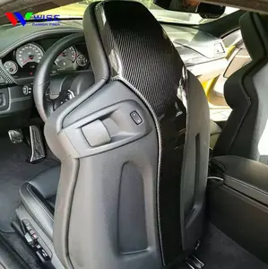 Embellecedores interiores de coche, fundas traseras de fibra de carbono seco para BMW F80 M3 F82 F83 M4