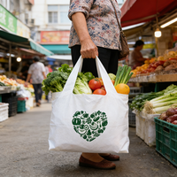 Sacs en plastique biodégradables PE personnalisés de haute qualité avec soufflets latéraux, impression en héliogravure, logos personnalisables pour les boîtes de courses de supermarché
