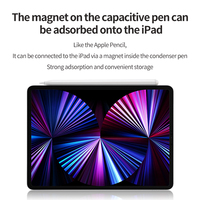 Stylo numérique intelligent universel pointe active magnétique affichage de la batterie de charge sans fil Construction métallique durable pour téléphones mobiles