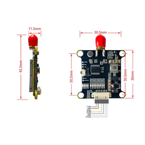 Receptor de Transmisión y Recepción de Imagen Inalámbrica en Oferta, 1.2/1.3G / VTX-1G3SE/VRX-1G3-V2 800mw 9CH Antena GY para Drones FPV - Product Image 6