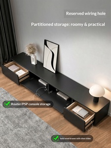 Mueble de <span class=keywords><strong>TV</strong></span> Moderno de Madera Maciza Lacada para Sala de Estar 859685 Nuevo Modelo para Uso Doméstico, Eligible para Subvenciones Nacionales, Independiente, Ligero - Product Image 4