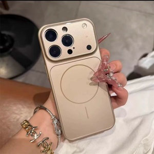 Funda de Celular de Vidrio Mate de Alta Calidad con Protector de Cámara para iPhone 11 12 13 14 15 16 Pro Max - Product Image 3
