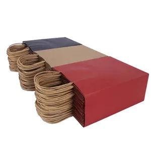 Top-Ranking Product Wholesale Cheap Take Away Kraft Paper Bag for Fast Food