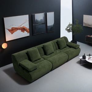 Sofás Elegantes de Tela Envasados al Vacío y Comprimidos, Estilo Simple, Sofá Económico sin Estructura, Sofá Comprimido de 3 Plazas - Product Image 1