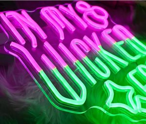 Letrero de neón In My Wicked Era, letrero de luz Led para decoración de tema de película, arte de pared de dormitorio de baño de niña - Product Image 5