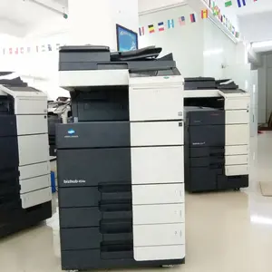 낮은 가격 사용 프린터 복사기 기계 Bizhub 554e 454e 초침 흑백 복사기 기계