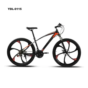 26 Inch Mountain Bike 21 Speed Double Disc Brakes Bike Carbon Steel Frame Men And Women Students Bicycle