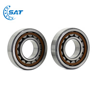 Roulement à rouleaux cylindriques à double rangée robuste NN3012, roulement de broche de tour de haute précision avec cage en laiton