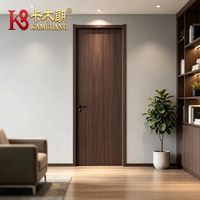 Porte intérieure en bois composite sur mesure, ouverture latérale, isolation phonique, moderne, pour villa, appartement, chambre, école, salle à manger, hôtel