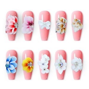 30 piezas de <span class=keywords><strong>flores</strong></span> <span class=keywords><strong>acrílicas</strong></span> hechas a mano decoración de <span class=keywords><strong>uñas</strong></span> diseño de <span class=keywords><strong>flores</strong></span> de mariposa <span class=keywords><strong>con</strong></span> diamantes de imitación encanto Cristal Tallado DIY manicura - Product Image 6