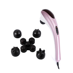 Masajeador eléctrico de martillo de masaje automático para uso completo, masajeador de espalda manual con calor - Product Image 1