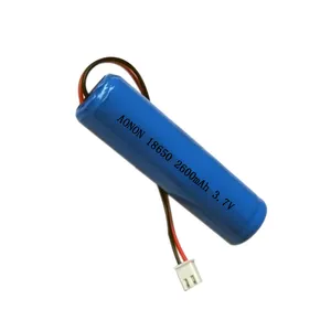 IEC62133 CB certified 3.7v lithium li-ion rechargeable 18650 2600mAh battery