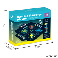 Jouets électroniques personnalisés de musique interactive led tapis de piste de danse pour les jeux d'enfants