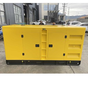 Générateur silencieux 125 KVA triphasé 100 KW à châssis ouvert avec démarrage à distance, options de fréquence 60Hz, tension 230V/480V - Product Image 1