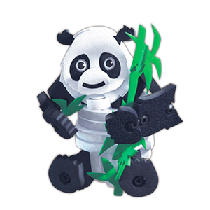 237pcs Tiger Mantis <span class=keywords><strong>Panda</strong></span> đồ chơi EVA bọt <span class=keywords><strong>3D</strong></span> câu đố - Product Image 1