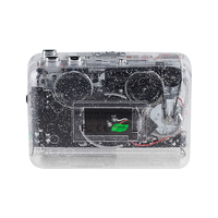 Lecteur de cassette portable 2025 en gros, fonctionnant sur batterie rechargeable ou alimenté par USB, avec prise casque et Bluetooth