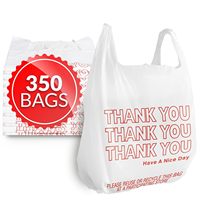 Grand sac en plastique transparent HDPE vente en gros d'épicerie/sac de t-shirt impression à usage industriel