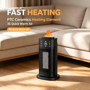 Ventilateur Chauffant Électrique Mini pour Bureau, Maison et Chambre, Installation sur Site, <span class=keywords><strong>Silencieux</strong></span>, en Promotion - Product Image 2