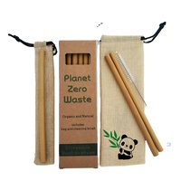Paille en bambou pour cadeaux de noël, lot de 25, pailles pour boire, avec Logo personnalisé, réutilisable, avec pochette