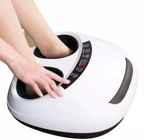 Máquina masajeadora de pies Hote sales con amasado profundo remoto y masaje de pies con calor para músculos cansados