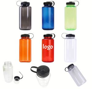 Bouteille d'eau portable personnalisée avec logo PS 32oz, bouteille d'eau de sport à large ouverture, mug pour le cyclisme, l'école, les activités de plein air - Product Image 1