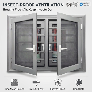 Finestre e Porte in Alluminio per Case, Grande Lucernario Scorrevole con Vetro Blindato, Tettoia in Alluminio a Doppio Vetro - Product Image 1