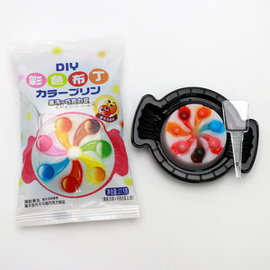 Gelée arc-en-ciel DIY, gelée aromatisée aux fruits avec des bonbons aux haricots de chocolat - Product Image 3