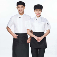 Hôtel Utiliser Veste de Chef de Cuisine Blanc Uniforme de Chef Philippin