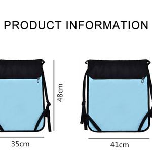 New Fashion Supplier Selling Well Promotional Cheap Pouch Sports Gym Polyester Sack Storage Bag Shoes Custom <b>Drawstring</b> <b>Backpack</b> - Product Image 2