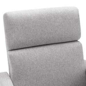 Sillón Reclinable Moderno Galiny Gris, Tapizado en Felpa, Giratorio, para Guardería, Operación Manual, Respaldo Sólido, Estructura Metálica - Product Image 6