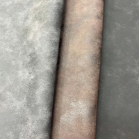 Rouleaux de cuir synthétique texturé vintage en PU de 0,9 mm, simili daim Yangbuck, pour chaussures, sacs, canapés, meubles et rembourrage